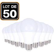 50 Ampoules led E27 20W 4500K Blanc Neutre Haute Luminosité