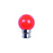 Ampoule couleur led rouge B22 - Rouge
