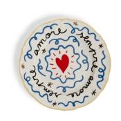 Assiette plate en porcelaine 16,5 cm Heart - Bitossi Home