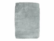Best of - tapis poils longs toucher laineux gris nuage 160x230