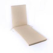 Coussin de chaise longue d'extérieur en textilène