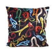 Coussin Toiletpaper / Snakes - 50 x 50 cm - Seletti multicolore en tissu