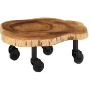Design In - Table basse,Table de Salon Bois d'acacia massif 60 x 55 x 25 cm vidaXL