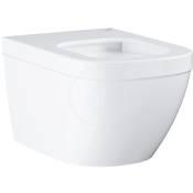 Euro Ceramic Cuvette wc suspendue avec PureGuard, blanc