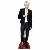 Figurine en carton taille réelle Min Yoon-Gi (Suga) BTS Bangtan Boys 90cm - Naturel