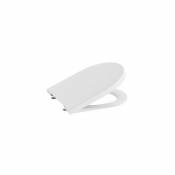 Inspira Round Abatant Wc compact Silencio Declipsable Blanc Mat - ROCA A80152C62B