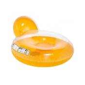 Intex - Fauteuil de piscine gonflable Glossy - 137 x 122 cm - Orange - Orange