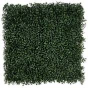 Karat - Décoration murale en plantes artificielles Boxwood Dark-Green 50 x 50 cm - Vert Foncé