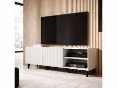 Meuble tv design blanc 150 cm gustave 379