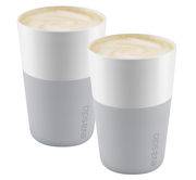 Mug Cafe Latte / Set de 2 - 360 ml - Eva Solo gris en céramique