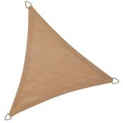 Nc Toile d'ombrage extérieure triangle sable 500x500x500