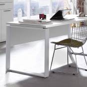 Office24 - Bureau blanc 170x80cm surface pour travail et studio Ghost-Desk