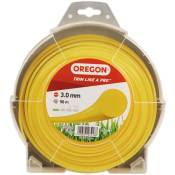 Oregon - Fil de coupe Coloured Line Jaune, épaisseur de fil 3,0 mm, longueur 56 m