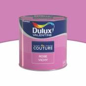 Peinture murs et boiseries Couture de Dulux Valentine satin velours rose vichy 0 5L