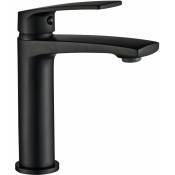 REA - robinet de lavabo luppo black low - noir