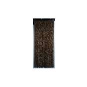 Rideau de portes Sticks Bambou 90x210cm gris noir 90x210cm - LUANCE