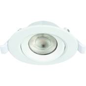Spot LED encastré - Liqui - Dhome - Orientable - 5 W - 430 lm - 3000 K - 38° - IP44