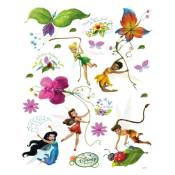 Stickers géant Fée La Clairière d'été en fleur Disney fairies