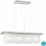Suspension led rideau de verre plafond lampe suspendue