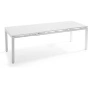 Table de jardin extensible - 240 x 90 x 76 cm - Aluminium