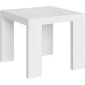 Table extensible 90x90/246 cm Roxell Frêne Blanc
