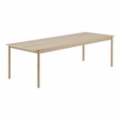 Table rectangulaire Linear WOOD / Bois 260 x 90 cm - Muuto bois naturel en bois