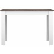 Temahome Boutique Officielle - nice White and Concrete Table 110 x 70
