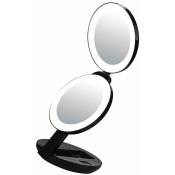 Vuszr - Miroir de maquillage à trois volets portable