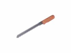 Wolfcraft - 1 couteau pour isolants manche bois