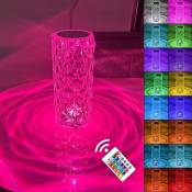 Crystal Light, 16 couleurs changeantes rgb Touch Dimmable