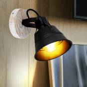Etc-shop - Applique noire rétro spot lampe de chambre