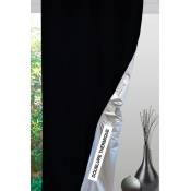 Homemaison - Doublure obscurcissante et thermique universelle Noir 140x260 cm - Noir