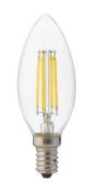 Horoz Electric - Ampoule led flamme à filament 4W (Eq. 32W) E14 4200K - Blanc neutre 4200K