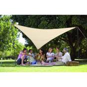Jardiline - Pack voile d'ombrage triangulaire Camping