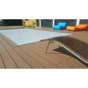 Kit complet 25 m² terrasse composite Green Outside chocolat