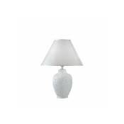 Lampe de table chiara blanc 1 ampoule Diamètre 30 Cm - Blanc