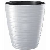 Maze 32L pot en plastique blanc avec réservoir 37,5