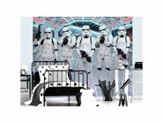 Papier peint walltastic 5 stormtroopers avec armes - star wars - 305x244cm