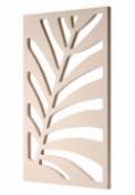 Paravent Kentia / Treillage - 90 x 150 cm - Serralunga marron en plastique