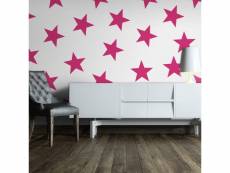 Paris prix - papier peint "pink star" 245 x 350 cm
