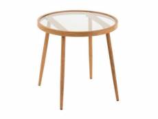Paris prix - table gigogne design "fuolas" 50cm naturel