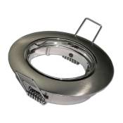 Support Spot Encastrable Rond Orientable Inox