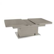 Table basse relevable extensible jet set taupe - taupe