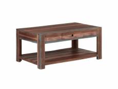 Table basse table de salon | bout de canapé bois massif vintage 88 x 50 x 38 cm meuble pro frco53970