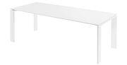 Table rectangulaire Four Outdoor / 158 x 79 cm - Métal - Kartell blanc en métal