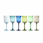 Verre à vin Calici / Set de 6 - Bitossi Home multicolore