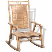 Vidaxl - Chaise à bascule en bambou,66 x 86 x 105
