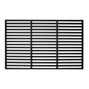 34x54 cm Grille carrée Grille en fonte Fixation barbecue Grille de barbecue Camping - Hengda