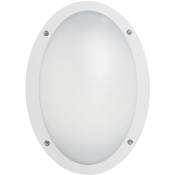 Applique teia Oval IP66 E27 23W Blanc - Blanco