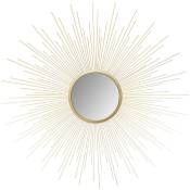 Atmosphera - Miroir Soleil métal doré D70cm créateur